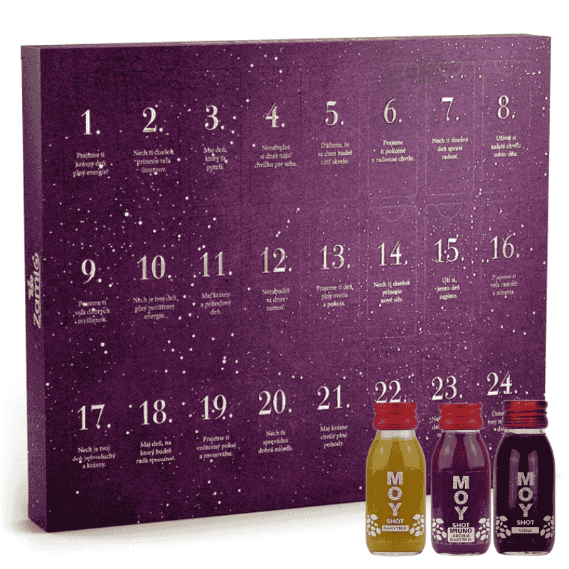 Advetný kalendar ZAMIO na 24 dní plný vytamńov MOY