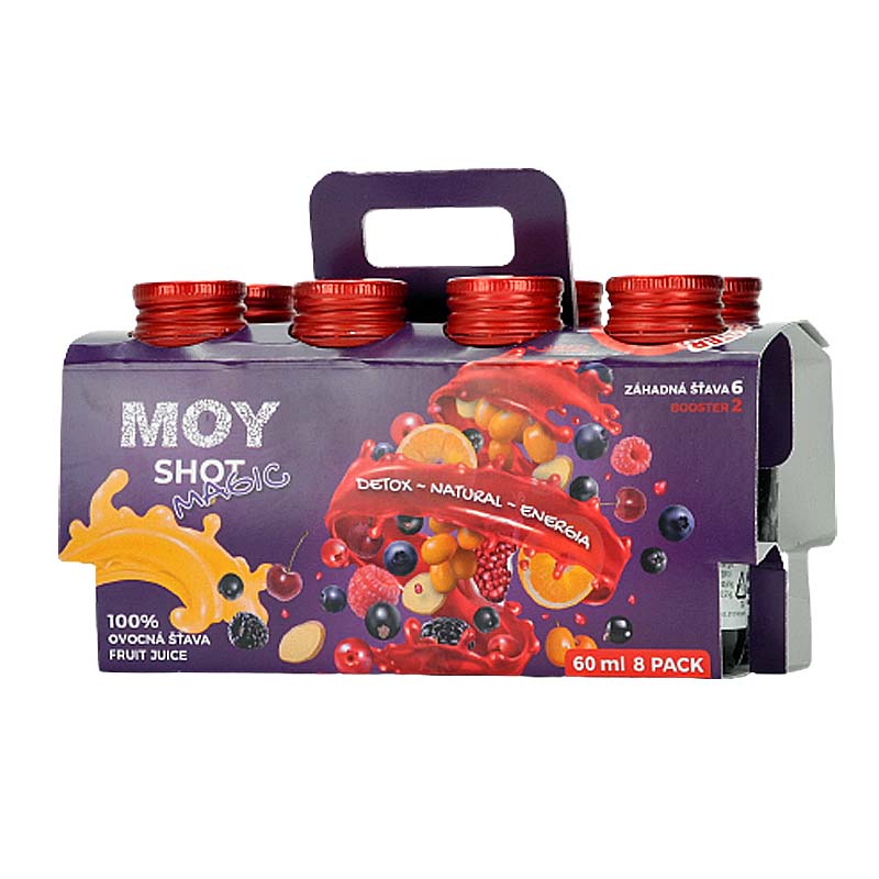 MOY Shot darčekové balenie v malej v kusnej krabičke 8x shot 60ml Imuno Shot Magic