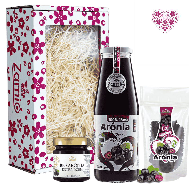 Valentínsky balíček pre moju lásku č. 5 obsahuje 700ml fľašu z Arónie