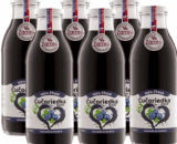 6ks fliaš v skle z plodov čučoriedky od Zamio 500ml pack flaše 6ks fľaša sklo 500ml objem plná ovocné šťavy prírodnej 100% šťavy od Slovenkého producenta ovocných štiav ZAMIO a MOY