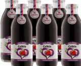 100% šťava plodov v skle cvikla bio zamio 500ml pack flaše 6ks fľaša sklo 500ml objem plná ovocné šťavy prírodnej 100% šťavy od Slovenkého producenta ovocných štiav ZAMIO a MOY