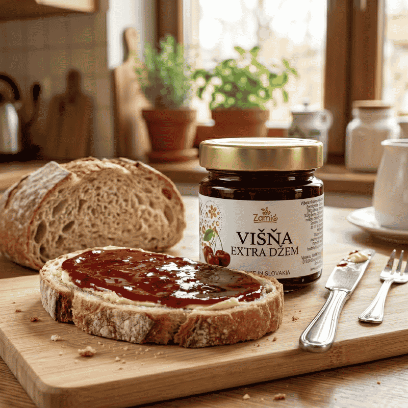 extra džem višna od zamio v skle 225ml baleni