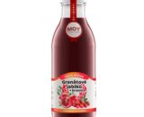 fľaša sklo 500ml objem plná ovocné šťavy prírodnej 100% šťavy od Slovenkého producenta ovocných štiav ZAMIO a MOY