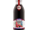 fľaša sklo 500ml objem plná ovocné šťavy prírodnej 100% šťavy od Slovenkého producenta ovocných štiav ZAMIO a MOY