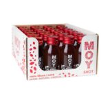 fľaša sklo SHOT 60ml objem plná ovocné šťavy prírodnej 100% šťavy od Slovenkého producenta ovocných štiav ZAMIO a MOY
