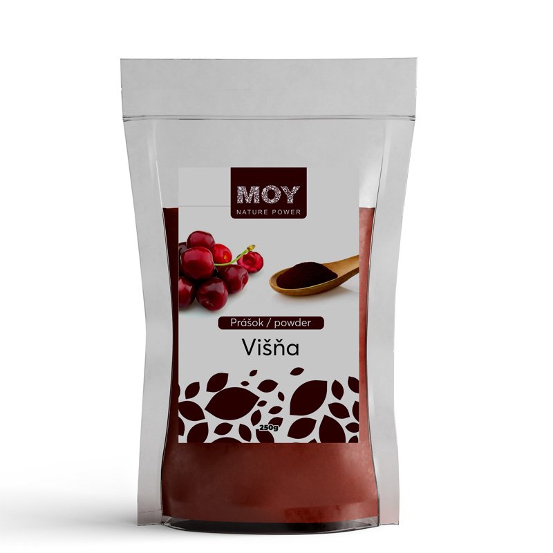 višňa potravinárske balenie - DOY pack obal s práškom cukrárskej kvality od ZAMIO 250g MOY