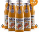 rakytnik 100% šťava v BIO kvalite v skle 6ks fliaš 700ml objedm + ovocie rakyznik ZAMIO