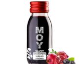 fľaša sklo SHOT 60ml objem plná ovocné šťavy prírodnej 100% šťavy od Slovenkého producenta ovocných štiav ZAMIO a MOY