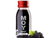 fľaša sklo SHOT 60ml objem plná ovocné šťavy prírodnej 100% šťavy od Slovenkého producenta ovocných štiav ZAMIO a MOY