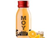 fľaša sklo SHOT 60ml objem plná ovocné šťavy prírodnej 100% šťavy od Slovenkého producenta ovocných štiav ZAMIO a MOY