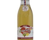 na obrázku je sklenená fľaša plnej sirupu z macerátu kvetu Agáta bieleho 500ml