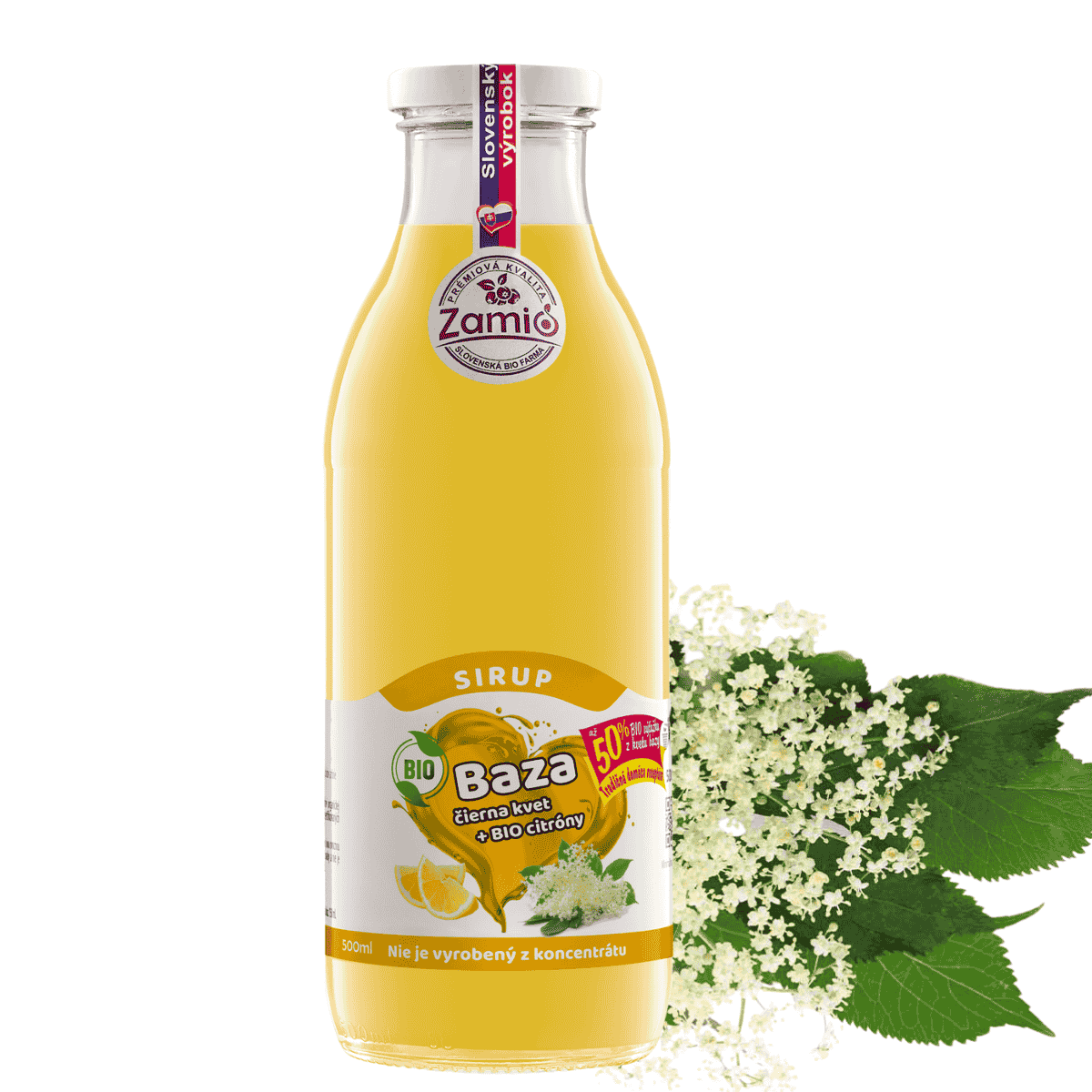 sirup baza kvet a citrón
